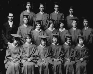 The picture is the Logan-Rogersville High School Class of 1927.