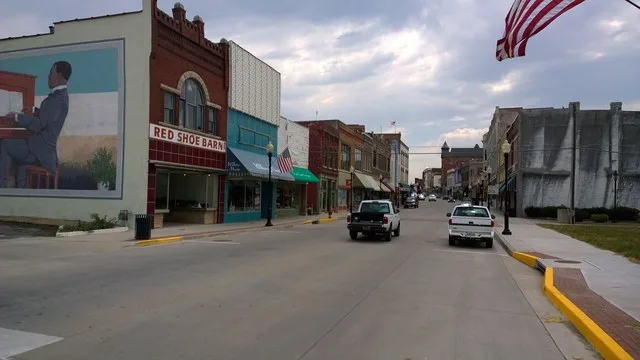 Picturesque downtown area.