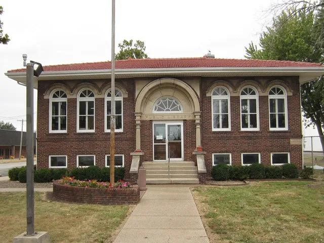 Andrew Carnegie funded public library, Shelbina, MO. 2013