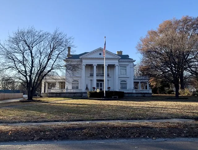 Picture of prominent mansion in Tarkio, Missouri.