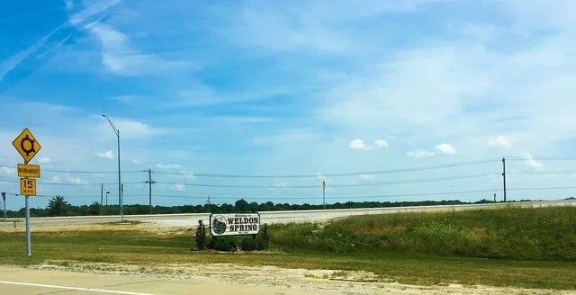 Welcome Sign, Weldon Springs, Missouri