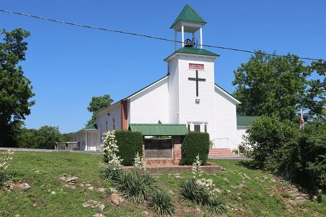 the christian church in the village of West Line, Missouri