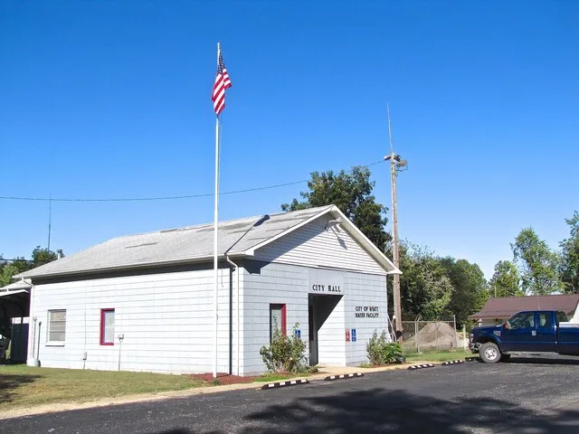 City Hall in Wyatt, Missouri, United States.