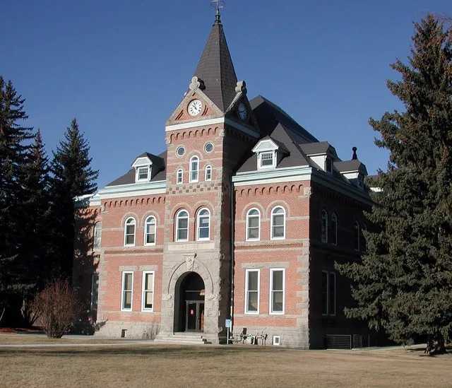 Jefferson County Courthouse in Boulder, Montana. It was added to the National Register of Historic Places as Building #80002422 in 1980.