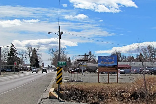 Conrad is a city in and the county seat of Pondera County, Montana, United States. The population was 2,570 at the 2010 census. According to the United States Census Bureau, the c...