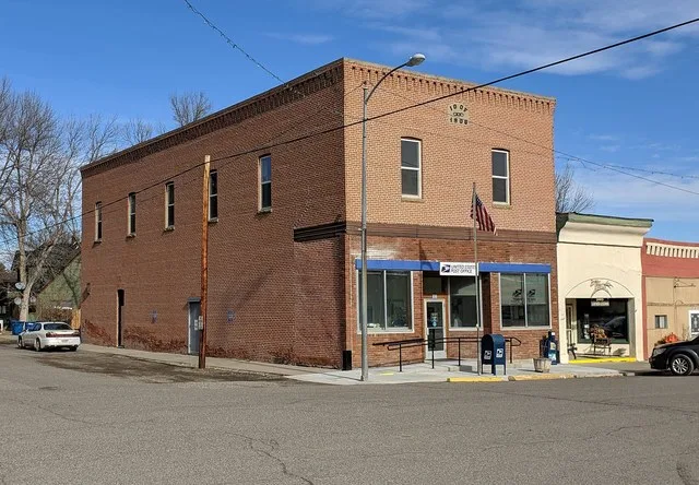 IOOF Hall and Fromberg Co-operative Mercantile Building in Fromberg, Montana. Listed on the National Register of Historic Places.
