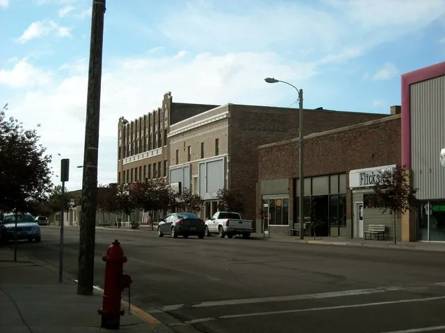 Looking East on 2nd at the corner of 2nd and 6th, June 2012.