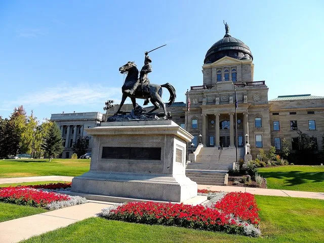 Montana State Capitol in, Helena, MT. 2012.