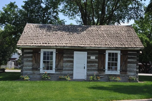 BUILT IN 18978 AND KNOWN AS THE WILD HORSE PLAINS LOG SCHOOLHOUSE