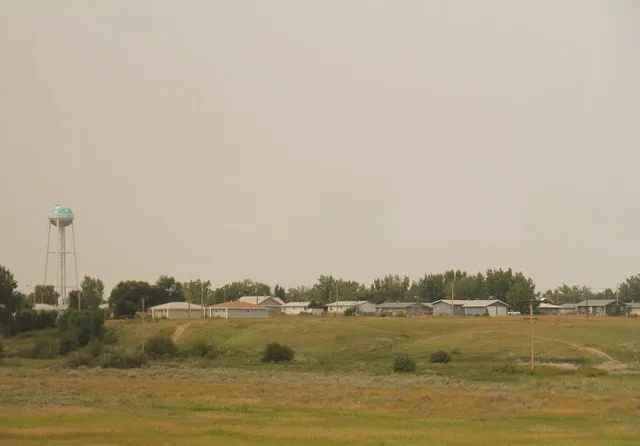 A panorama of w:Poplar, Montana . This file was uploaded with Commonist .