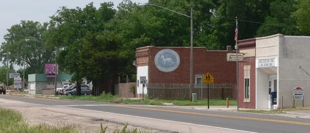 Alda, Nebraska : north side of U.S. Highway 30 , looking northwest.