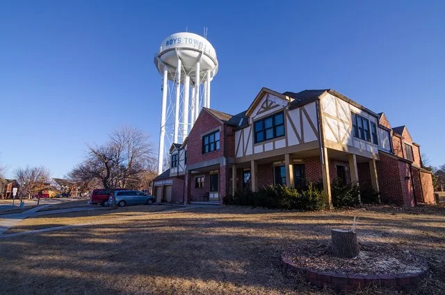 Boys Town Water Tower and home.