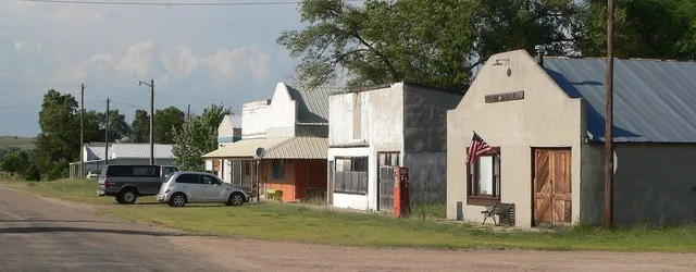 Downtown Brewster, Nebraska : east side of Lincoln, looking north from about Manderson.