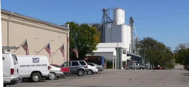 Downtown Ceresco, Nebraska .