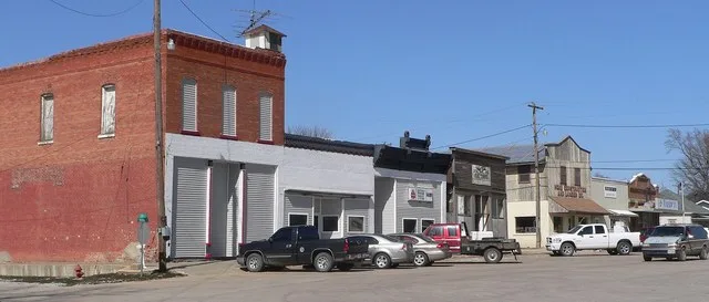 Downtown Elk Creek, Nebraska .