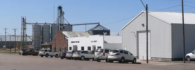 Downtown Elsie, Nebraska .