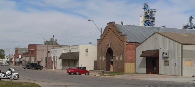 Downtown Exeter, Nebraska .