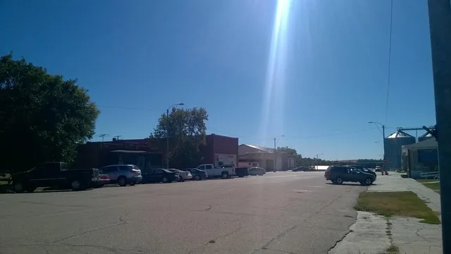 October afternoon in Farnam, Nebraska.
