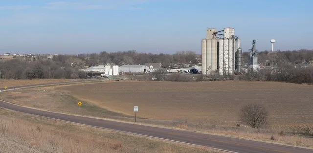 Firth, Nebraska, seen from the southwest.