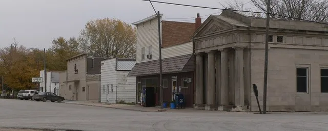 Downtown Garland, Nebraska .