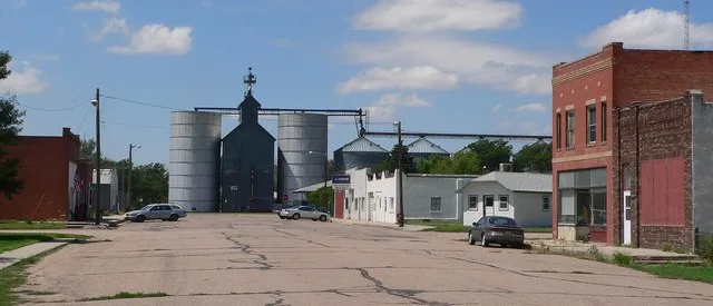 Gurley, Nebraska : camera facing west.