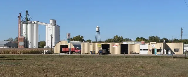 Hordville, Nebraska ; seen from the south.