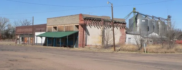 Downtown Lebanon, Nebraska .