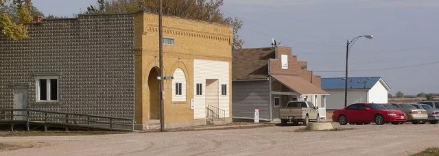 Downtown Linwood, Nebraska .