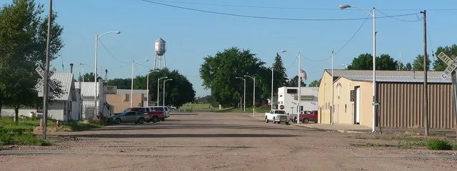 Downtown Madrid, Nebraska .