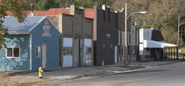 Downtown Malmo, Nebraska .