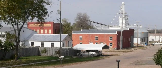 Downtown Morse Bluff, Nebraska .
