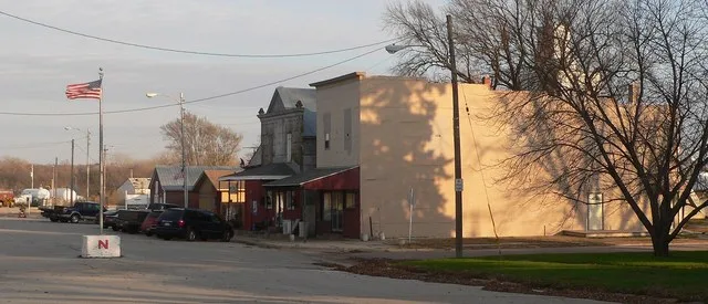 Downtown Nickerson, Nebraska.