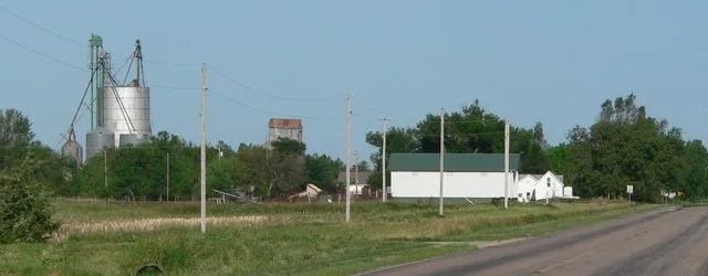 Norman, Nebraska ; seen from the east along Nebraska Highway 74 .