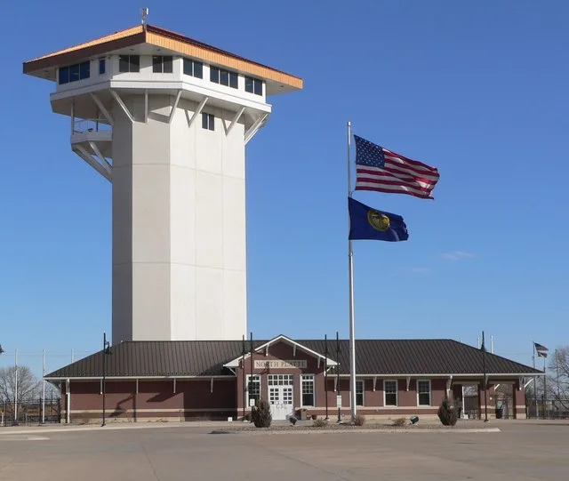 Golden Spike Tower and visitor center at Union Pacific Railroad's Bailey Yard in North Platte, Nebraska .