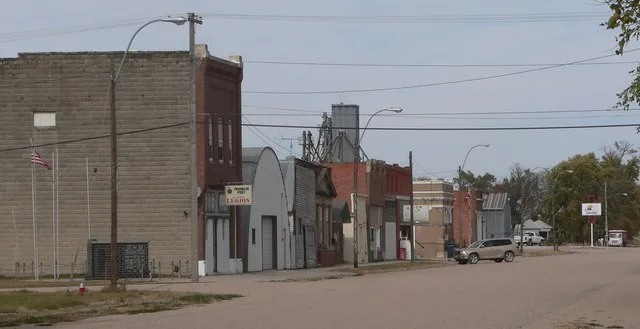 Downtown Ohiowa, Nebraska .