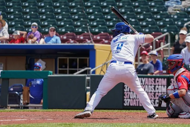 Paxton Wallace at bat