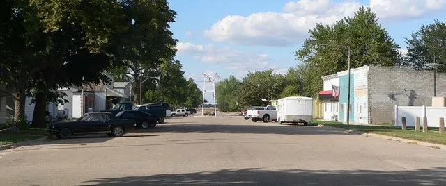 Downtown Phillips, Nebraska.