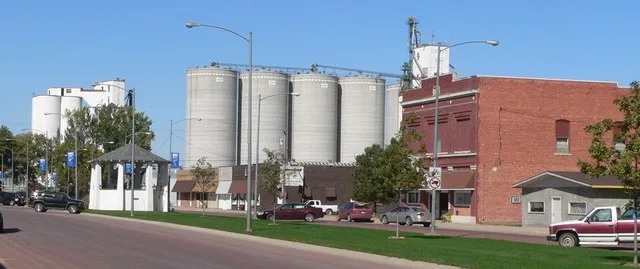 Downtown Polk, Nebraska .