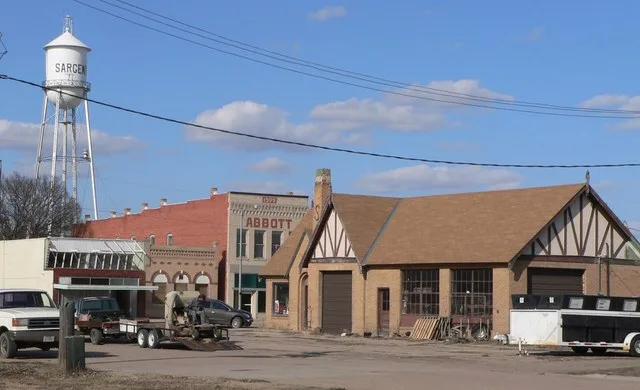 Downtown Sargent, Nebraska .