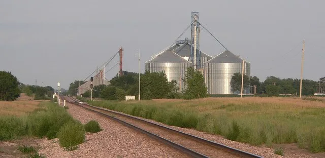 Saronville, Nebraska; seen from the west.