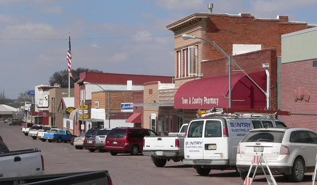 Downtown Syracuse, Nebraska .