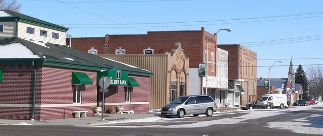 North side of 2nd Street in Tilden, Nebraska