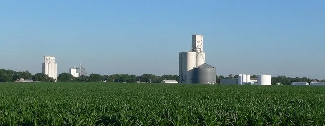 Utica, Nebraska ; seen from the southeast.