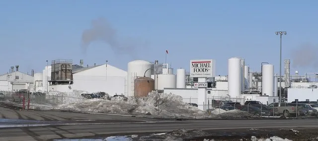 Michael Foods egg-processing plant in Wakefield, Nebraska .