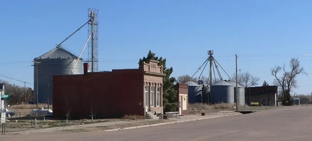 Downtown Wilsonville, Nebraska .