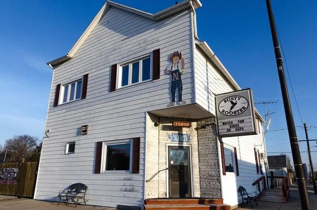 Rusty Rooster Bar in downtown Yutan, Nebraska