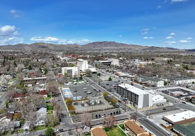 Aerial view of Carson City, Nevada