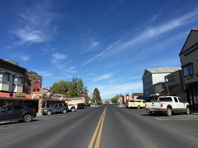 View north along Main Street (Nevada State Route 208) near Littell Street in downtown Yerington, Nevada