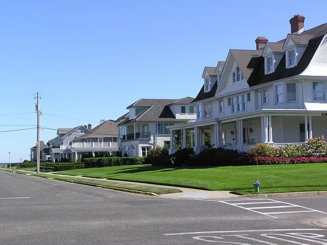 Allenhurst Residential Historic District A view of homes in the Allenhurst Residential Historic District in Allenhurst, Monmouth County, New Jersey.