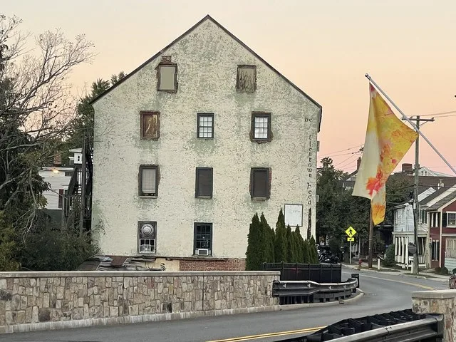 Allentown Mill at dusk